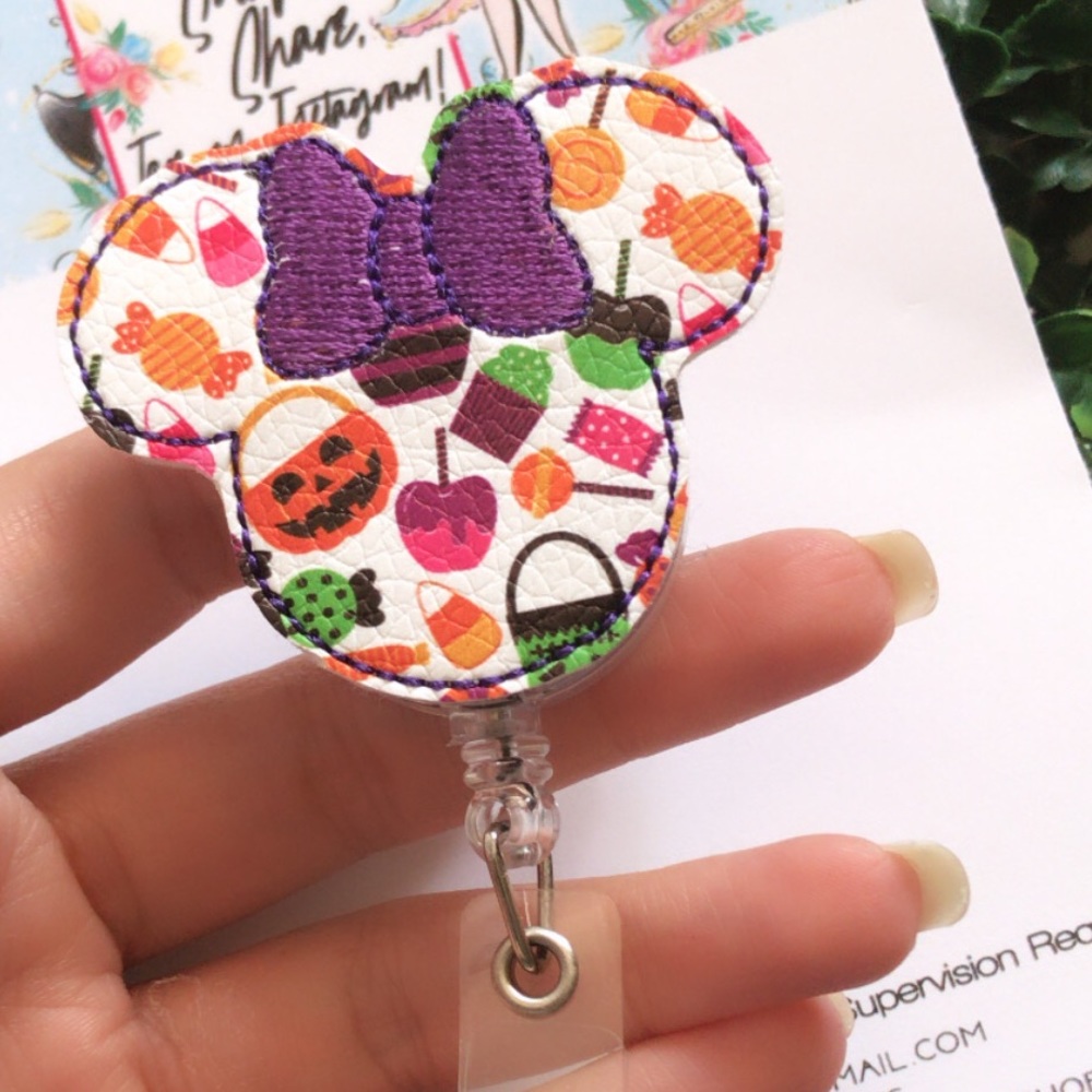 Nurse Halloween Badge Reel Teacher MA LPN